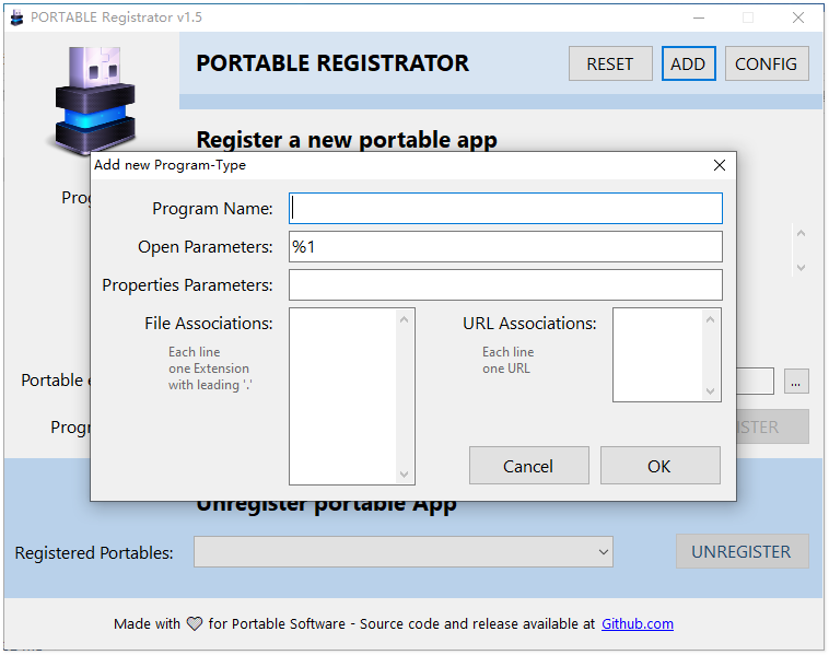 PORTABLE Registrator截图