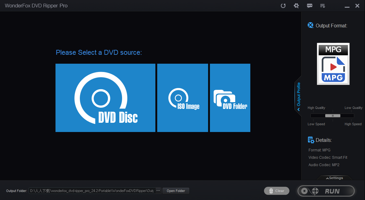 WonderFox DVD Ripper截图