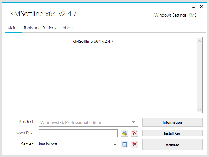 KMS Tools Lite截图
