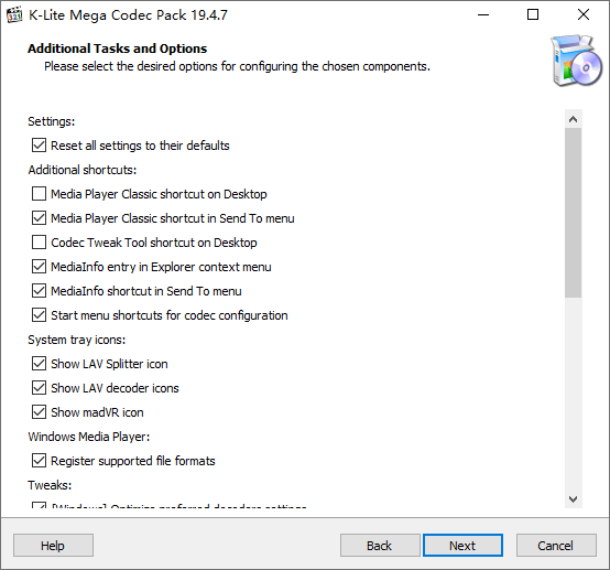 K-Lite Mega Codec Pack截图