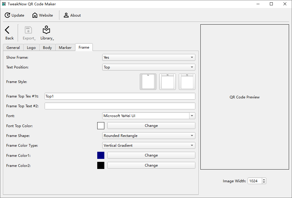TweakNow QR Code Maker截图