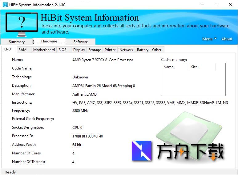 HiBit System Information截图