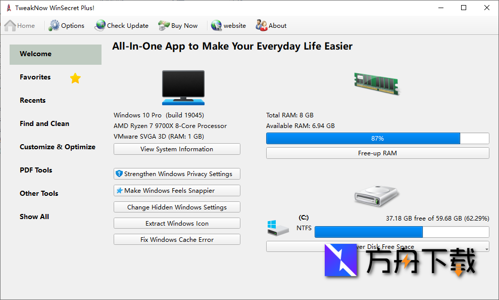 TweakNow WinSecret Plus截图