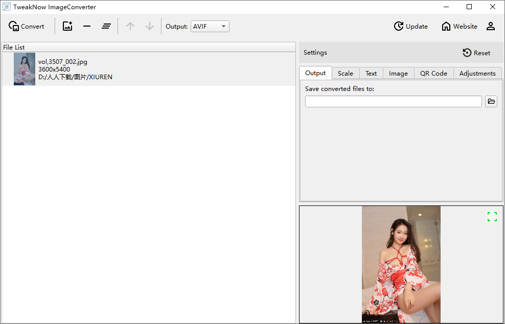 TweakNow ImageConverter截图