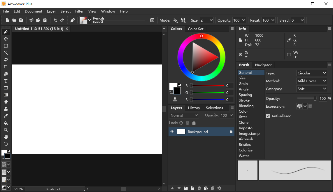 Artweaver Plus截图