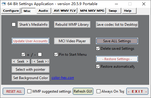 Shark007 Codecs截图
