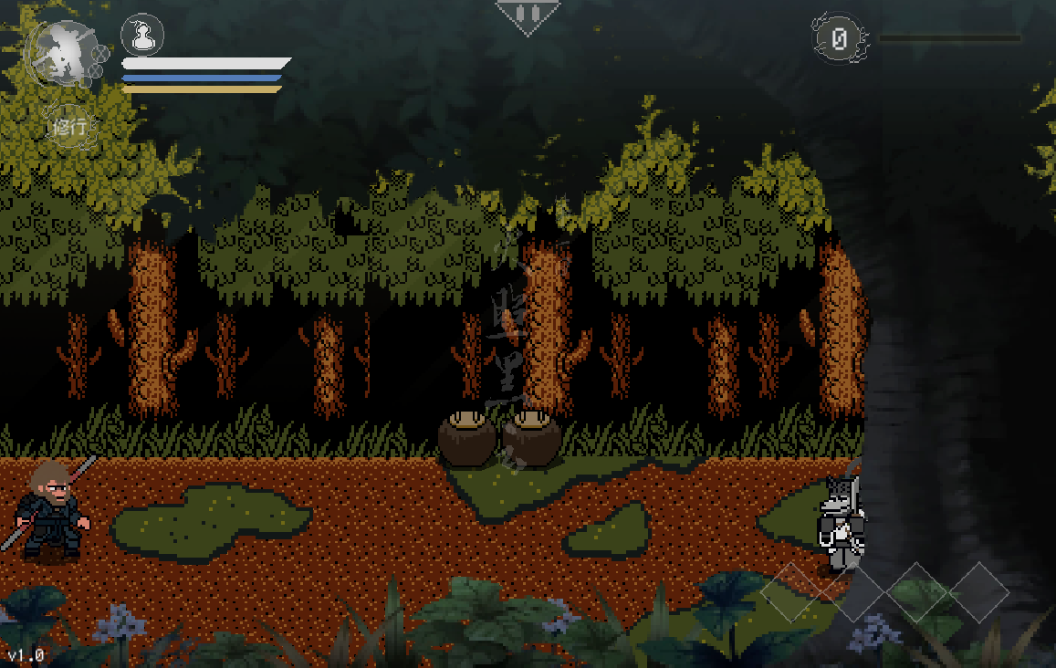 黑神话悟空像素版截图