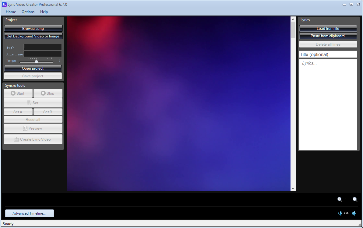 Lyric Video Creator截图