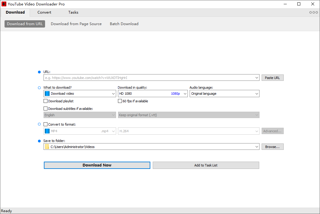 Robin YouTube Video Downloader截图