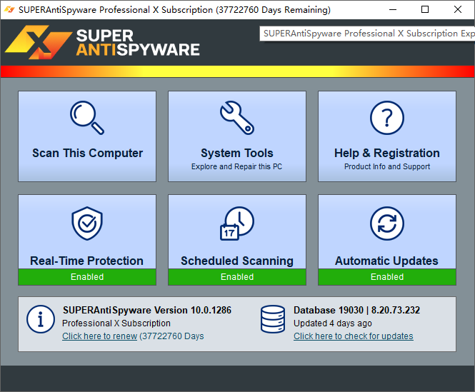 SUPERAntiSpyware截图