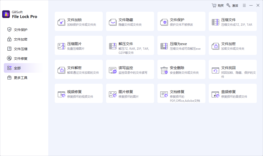 GiliSoft File Lock截图