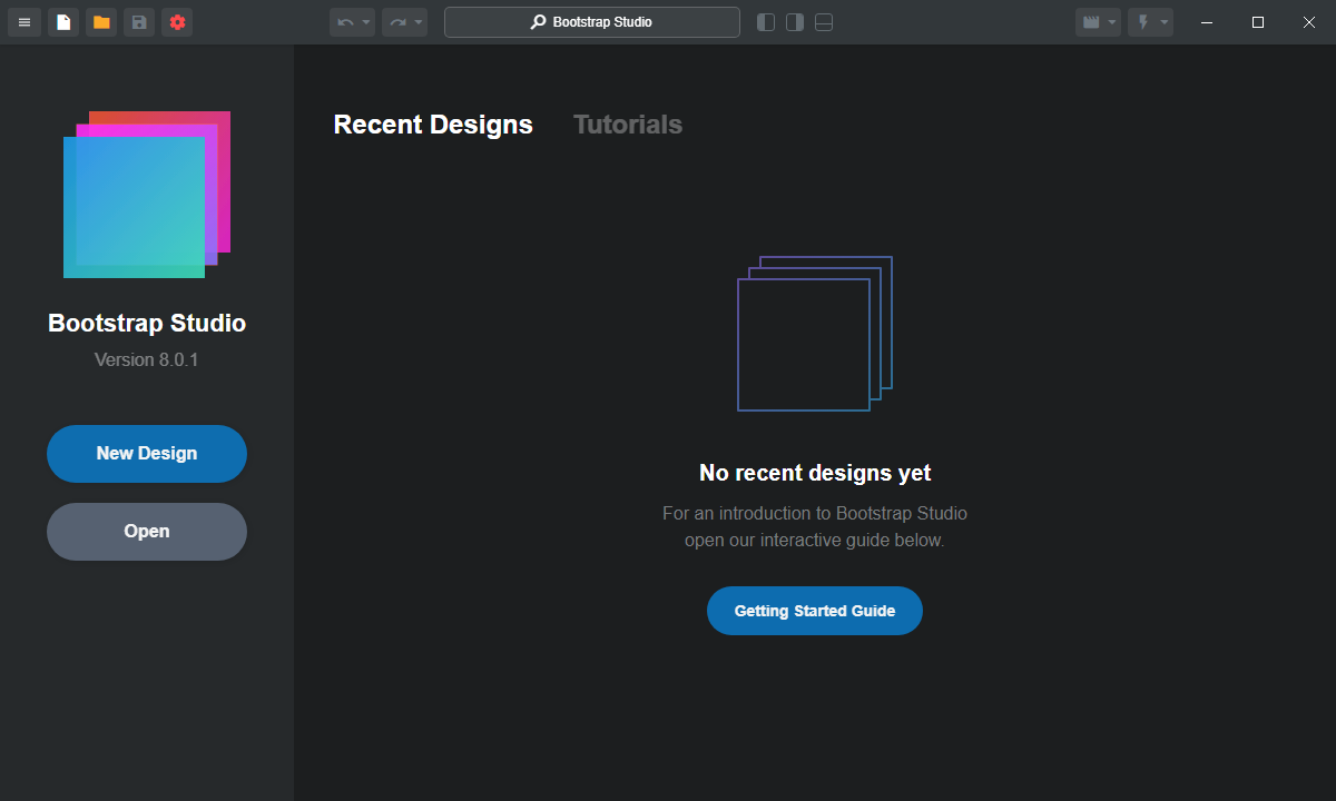 Bootstrap Studio截图