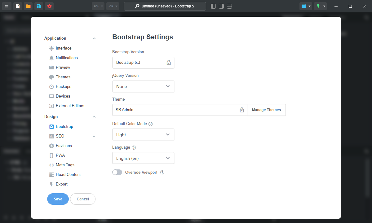 Bootstrap Studio截图