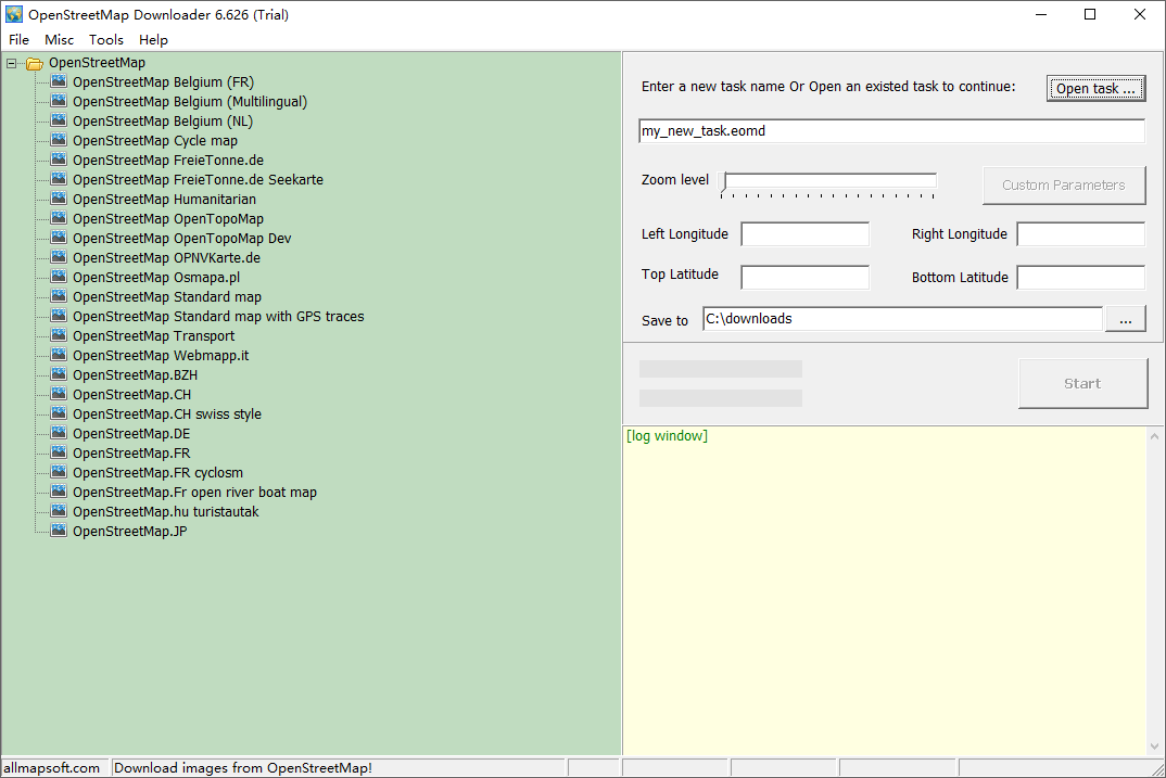 OpenstreetMap Downloader截图