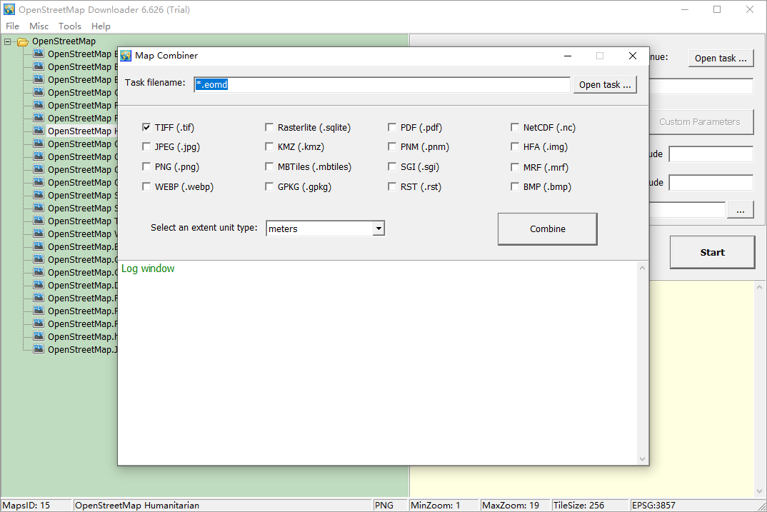 OpenstreetMap Downloader截图