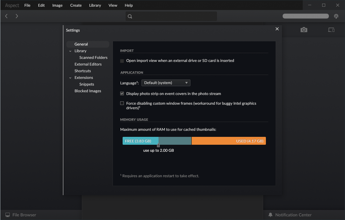 Bildhuus Aspect截图