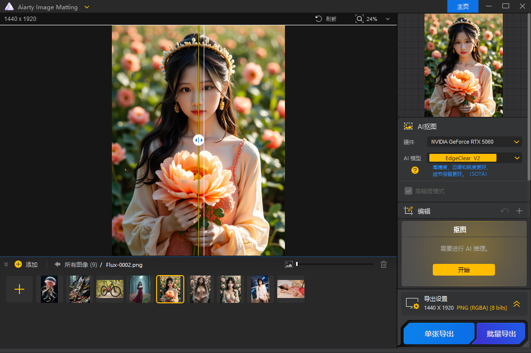 Aiarty Image Matting截图