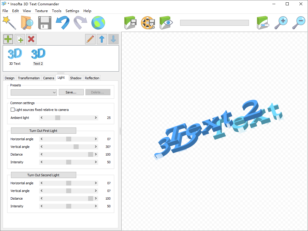 Insofta 3D Text Commander截图