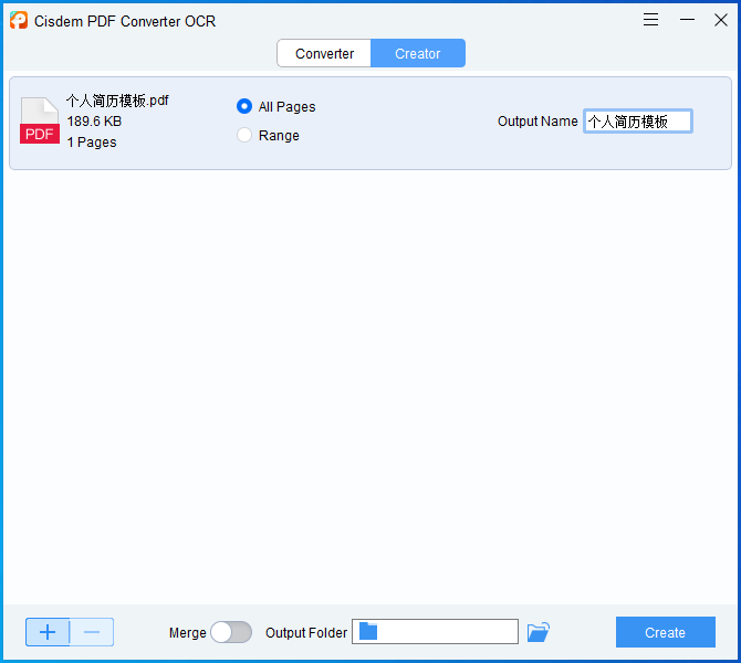 Cisdem PDF Converter OCR截图