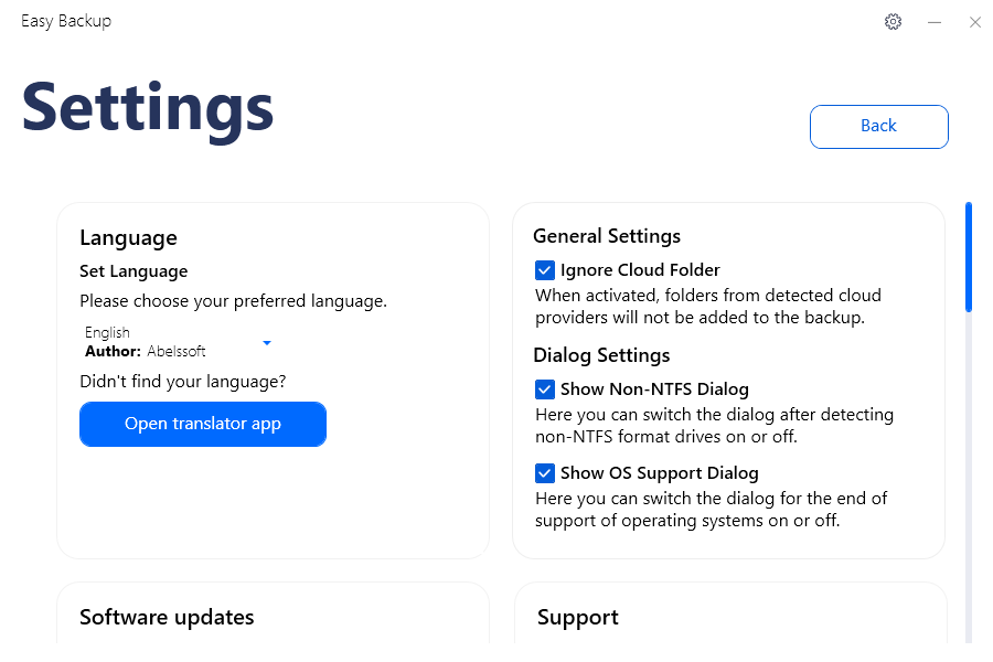 Abelssoft EasyBackup截图