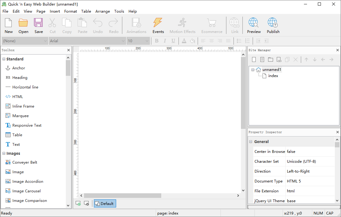 Quick 'n Easy Web Builder截图