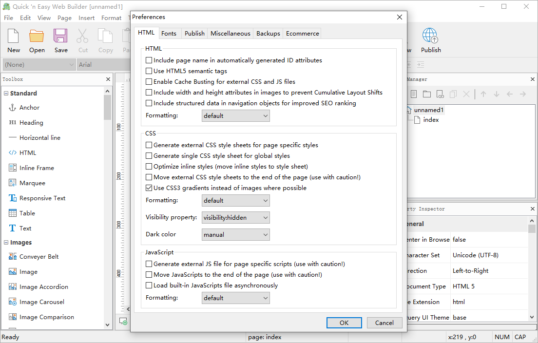 Quick 'n Easy Web Builder截图