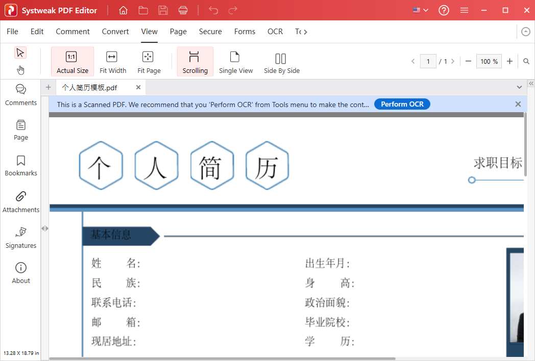 Systweak PDF Editor Pro截图