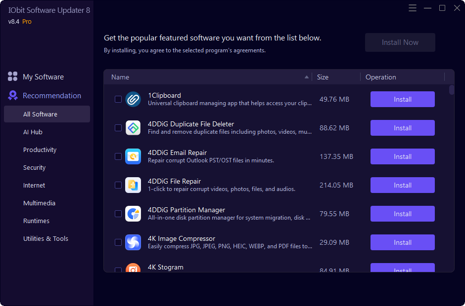 IObit Software Updater截图