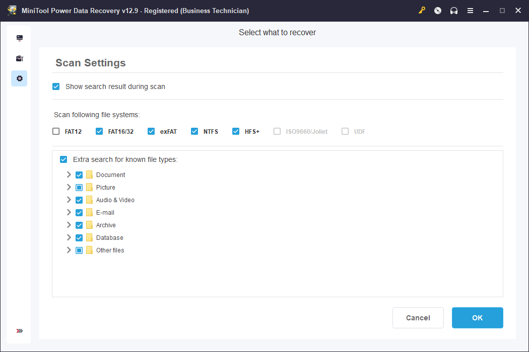 MiniTool Power Data Recovery截图