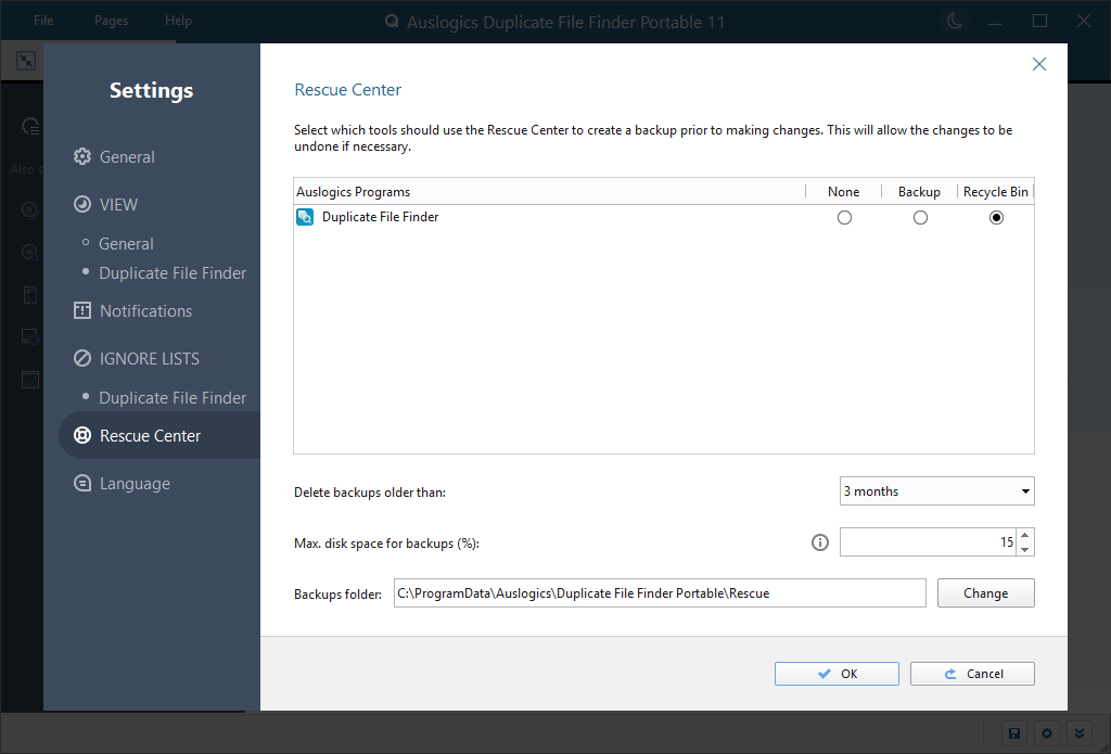 Auslogics Duplicate File Finder截图