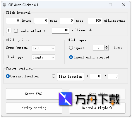 OP Auto Clicker截图