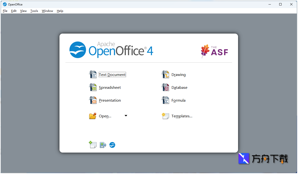 Apache OpenOffice截图