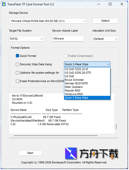 TransFlash TF Format Tool截图