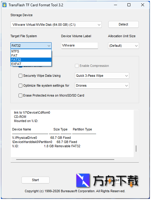 TransFlash TF Format Tool截图