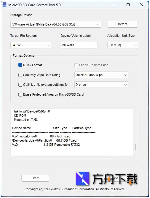 MicroSD SD Format Tool截图