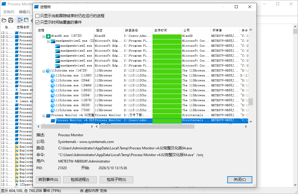 Process Monitor截图