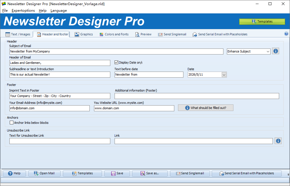 Newsletter Designer Pro截图