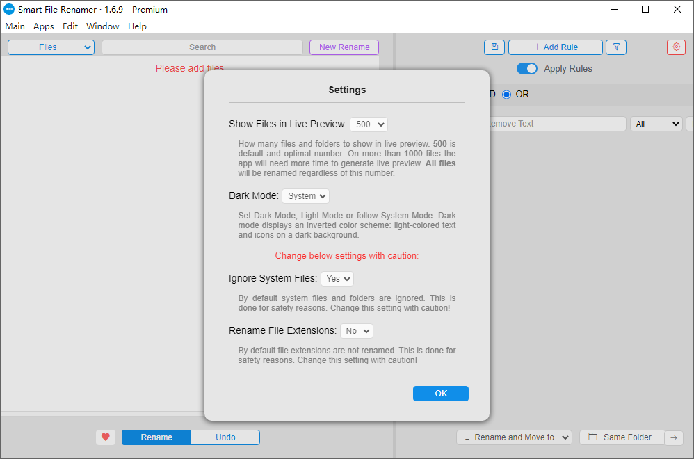 Smart File Renamer截图