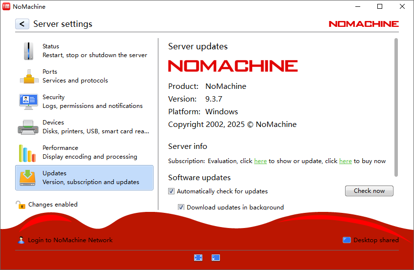NoMachine截图