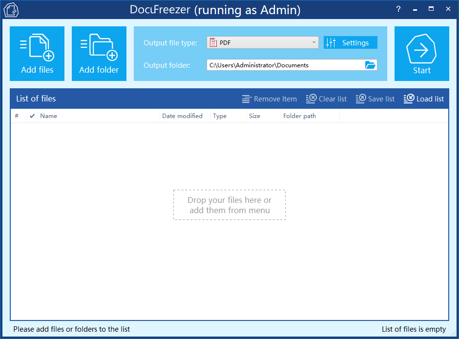 DocuFreezer截图