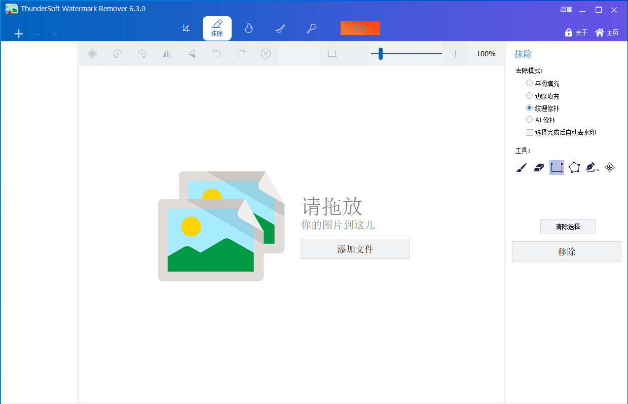ThunderSoft Watermark Remover截图