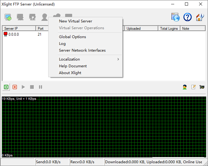 Xlight FTP Server截图