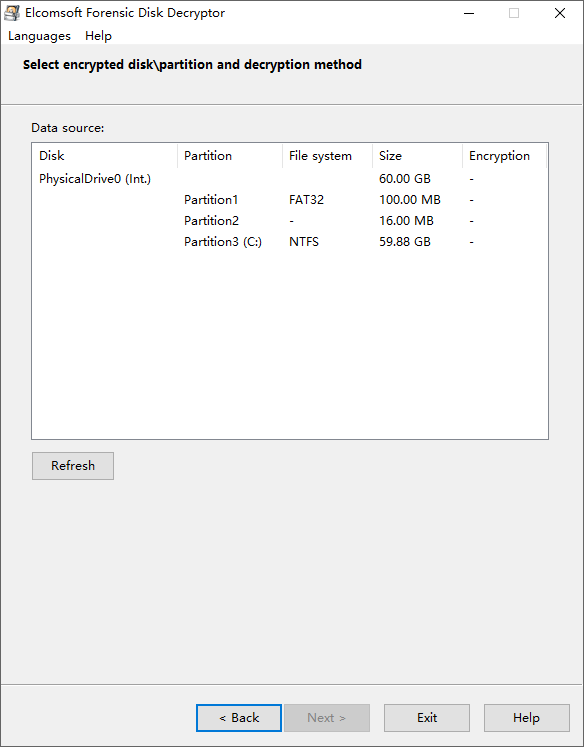 Elcomsoft Forensic Disk Decryptor截图