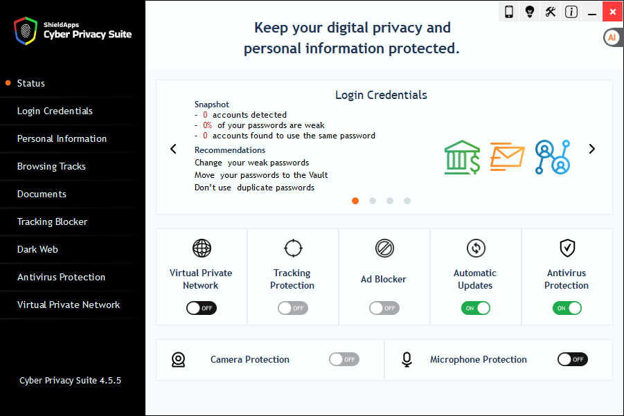 Cyber Privacy Suite截图
