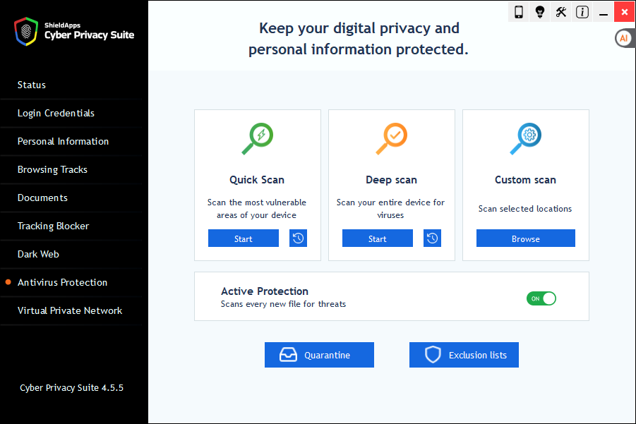 Cyber Privacy Suite截图