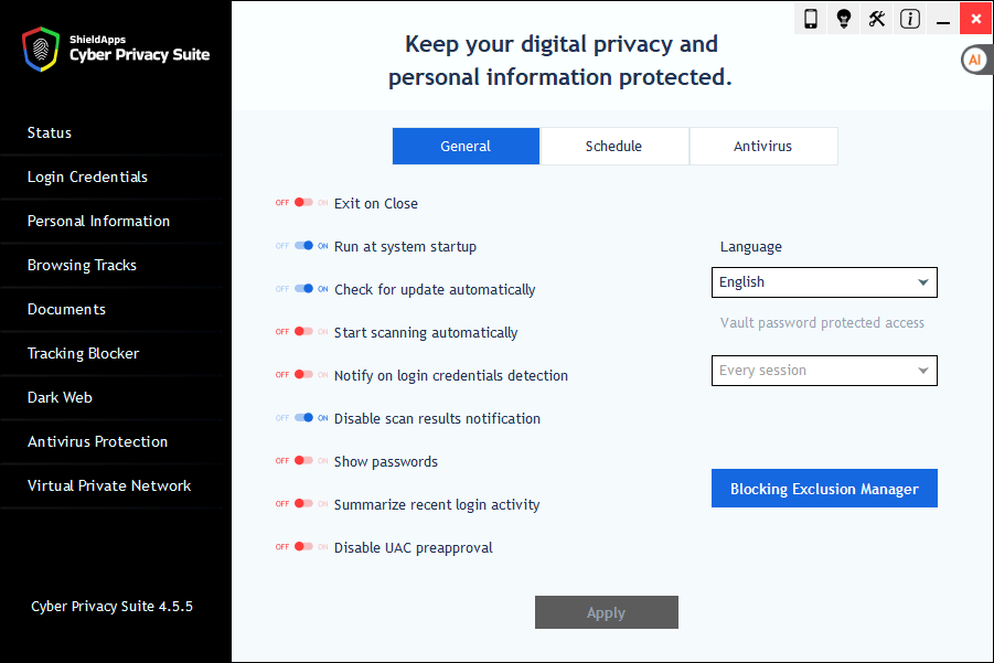 Cyber Privacy Suite截图
