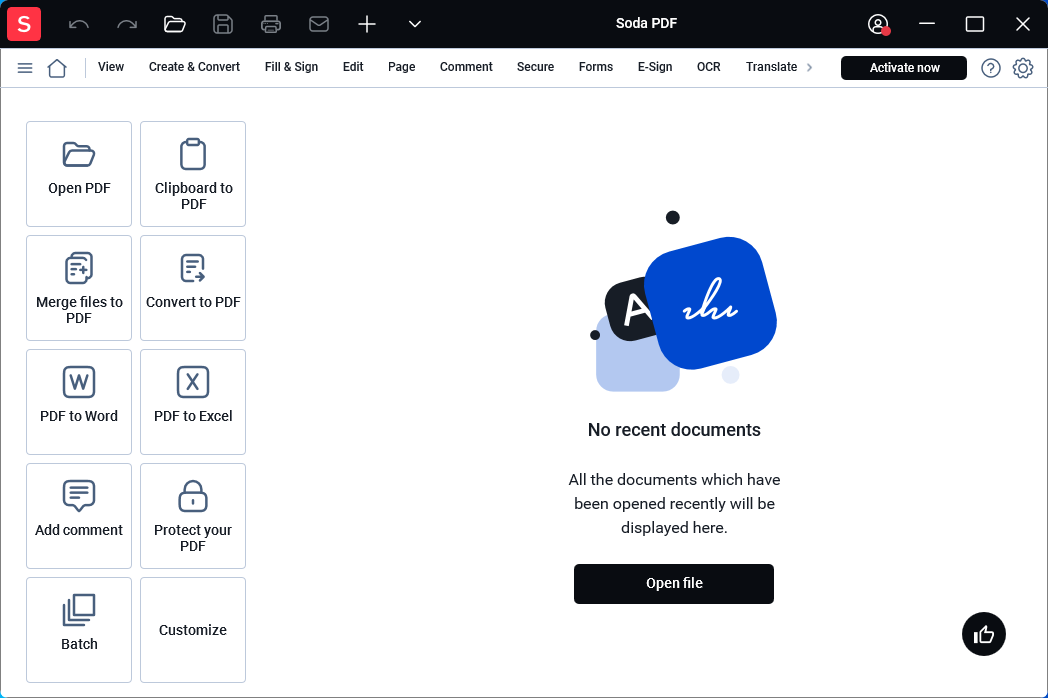 Soda PDF Desktop Pro截图
