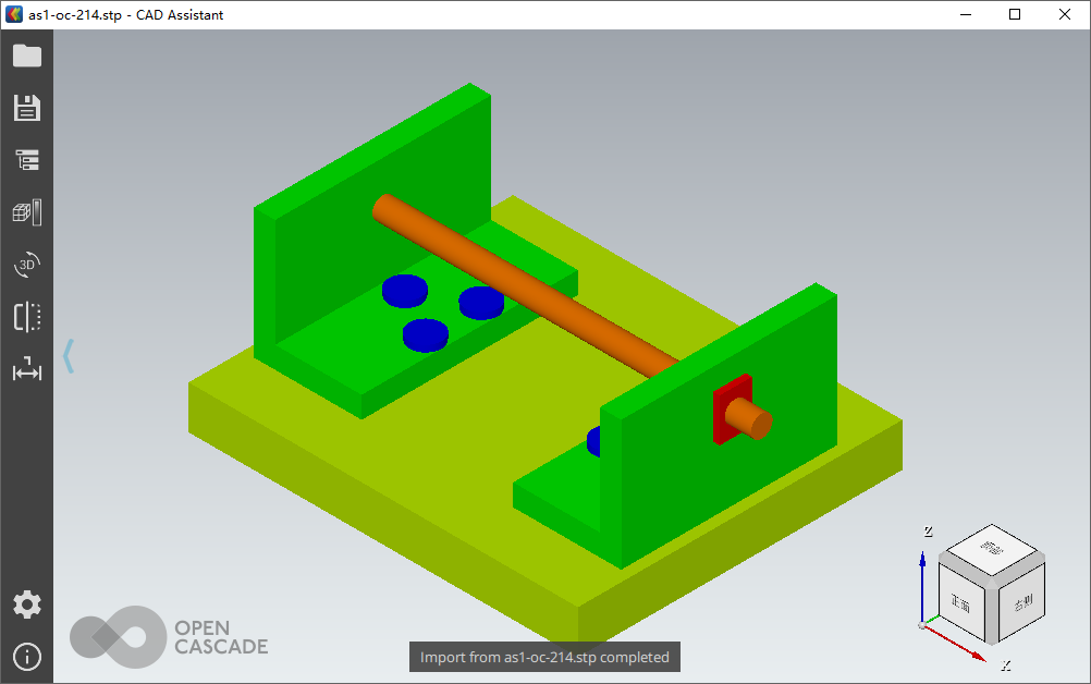 Open Cascade CAD Assistant截图