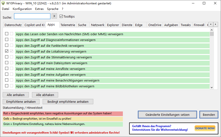 W10Privacy截图