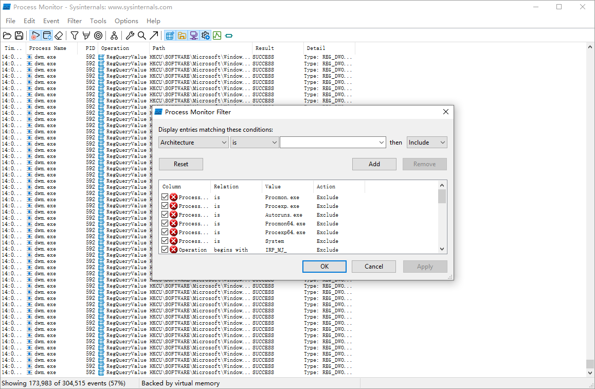 Process Monitor截图